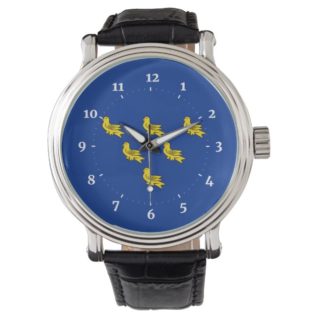 Montre du drapeau du Sussex (devant)