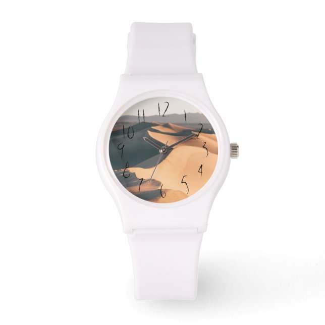 Montre Dunes de sable de Mesquite dans la vallée de la Mo (Recto)