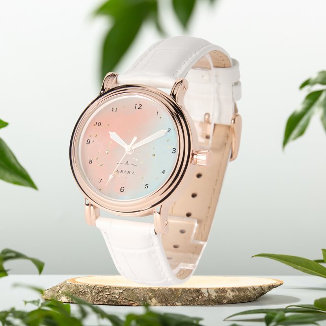 Montre Dusty Peach personnalisation stylisée eWatch Watch (Créateur téléchargé)