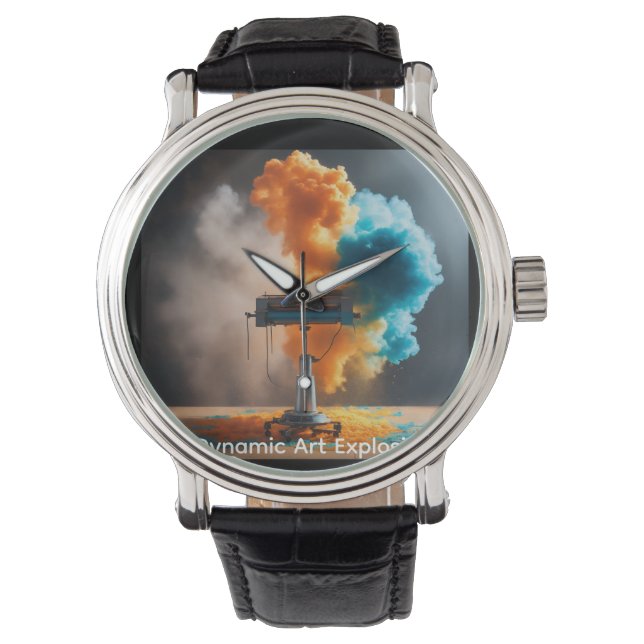 Montre Dynamic Art Explosion, High-Speed Surreal Canvvas  (devant)