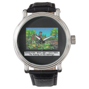 Montre Eastabutchie Ms Course de Grenouilles Drôle à Rega