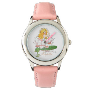 Montre Eau Lily Fée Fleur mignonne Enfant Floral Fille