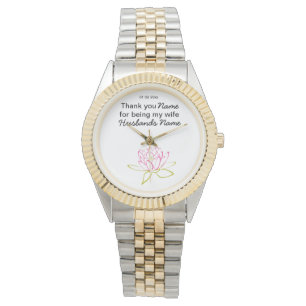 Montre Eau Lily Mariage Souvenirs Keepsakes Giveaways