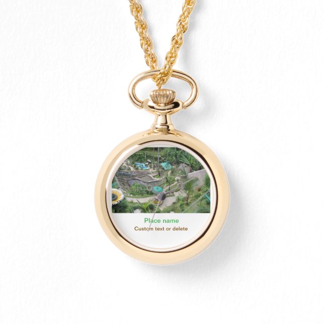 Montre eau océan plage photo ajouter nom texte place été (Recto)