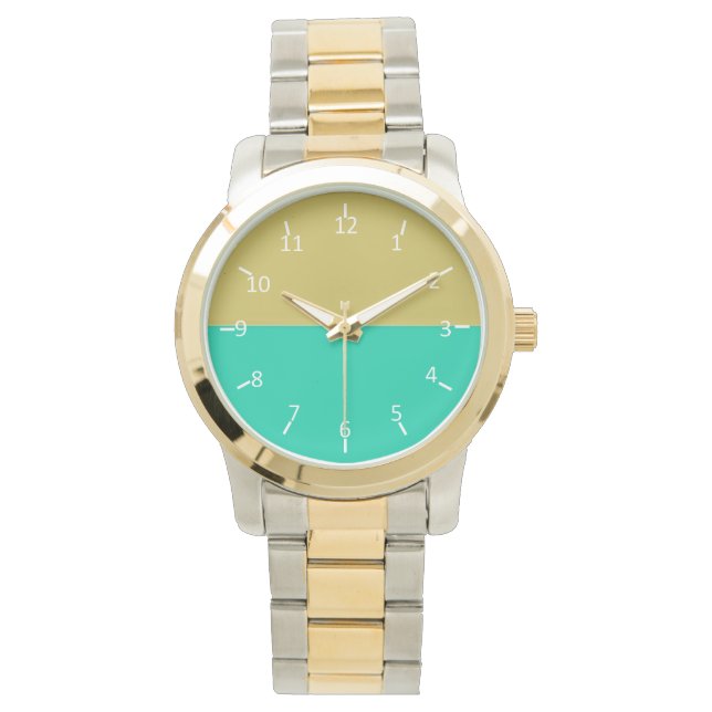 Montre Eaux dorées au coucher du soleil (devant)