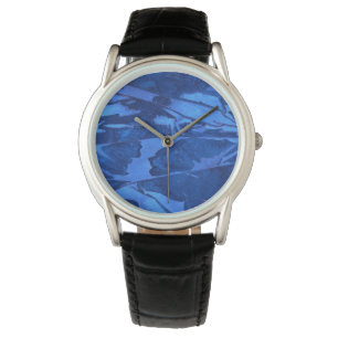 Montre Eaux profondes bleues, tranchées sous-marines