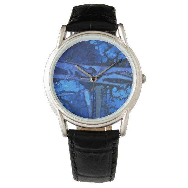 Montre Eaux profondes bleues, tranchées sous-marines (devant)