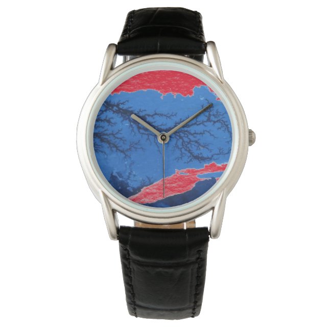 Montre Eaux profondes bleues, tranchées sous-marines acce (devant)