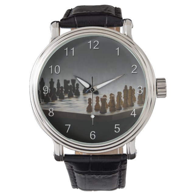 Montre Échecs Avec Nombre (devant)