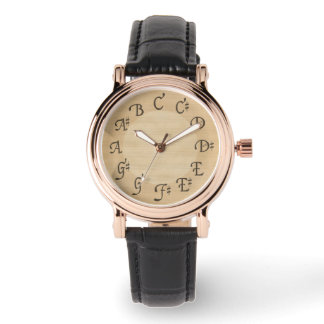 Montre Échelle musicale des notes avec des Sharps, Antiqu