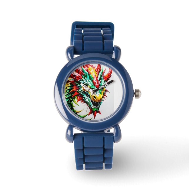 Montre Échelle rouge, verte et jaune (Recto)