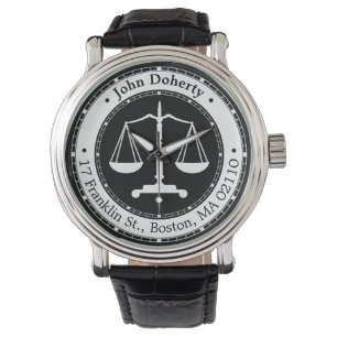 Montre Échelles classiques de justice Informations sur