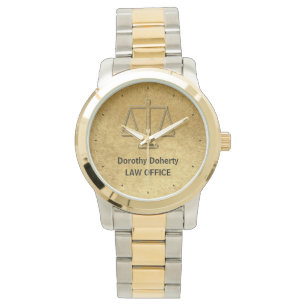 Montre Échelles de justice Personalizable élégant