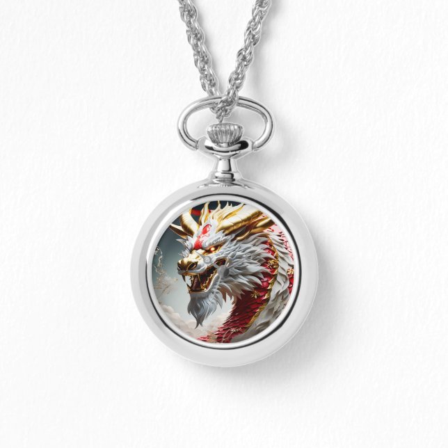 Montre Échelles rouge blanc et or (Recto)