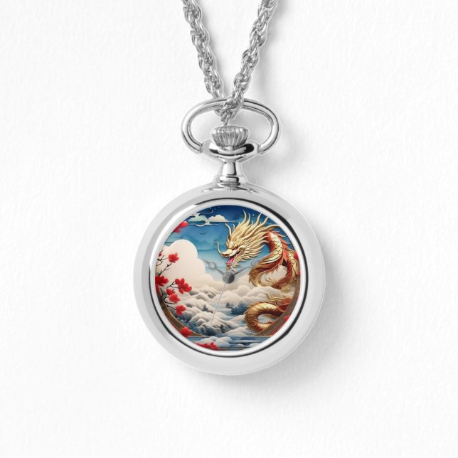 Montre Échelles rouge bleu et or (Recto)