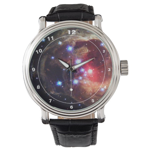Montre Echo stellaire - Hubble et lumière - Espace extra- (devant)