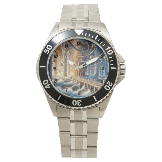 Montre Echos de '73 : Le Labyrinthe de Chronos Ocean (devant)