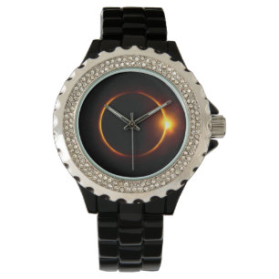 Montre Éclipse solaire Sun foncé et lune