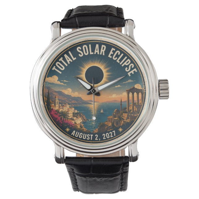 Montre Éclipse solaire totale 2027  (devant)