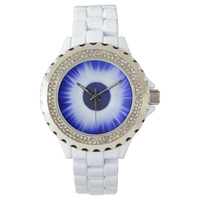 Montre Eclipse Watch, Neon Blue (devant)