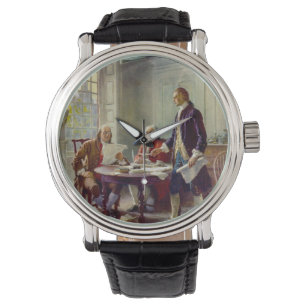 Montre Écrire la Déclaration d'indépendance (USA)