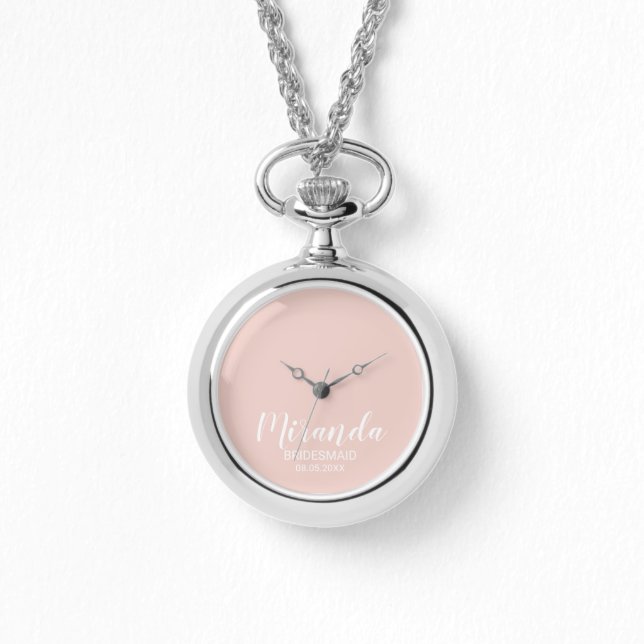Montre Écrivain Personnalisé De Script Moderne (Recto)