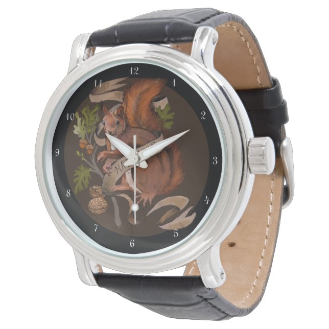 Montre Écureuil de la nature (Incliné)