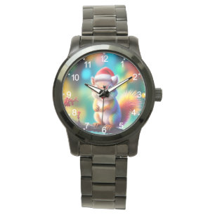 Montre Écureuil de Noël Comme Père Noël-56765