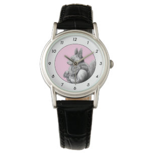 Montre Écureuil rouge avec écureuil gris (Ume) W1
