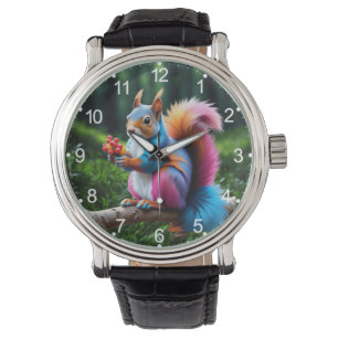 Montre Écureuil Sur La Branche-19274