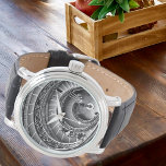 Montre Effet 3D cool De L'Escalier Spiral Au Vatican<br><div class="desc">Cette photo cool du fameux escalier du Vatican se transforme en un visage de montre 3-D super cool. Il s'agit d'un "escalier en colimaçon" qui ne comporte pas de marches, mais plutôt une rampe. L'impressionnant design de Giuseppe Momon a été créé en 1932 et est depuis devenu l'un des plus...</div>