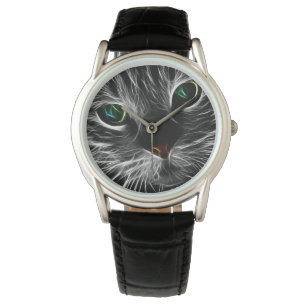 Montre Éffrayant Chat Feline Soul Spirit Animal
