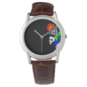 Montre effrayante de clown