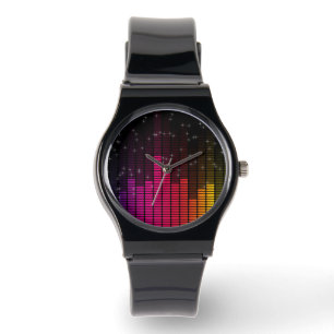 Montre Égaliseur Lumières de Disco Volume de Musique
