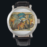 Montre Égypte ancienne 3 alternative<br><div class="desc">Belle oeuvre d'art de l'Égypte antique. Ces photos sont en fait des images trouvées sur les murs dans des pyramides et d'autres endroits à travers l'Egypte. Colorés et magnifiques,  ils fabriquent des produits fins qui se démarquent vraiment dans une pièce.</div>
