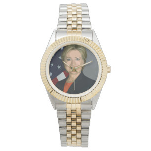 Montre Élection d'Hillary Clinton 2016 Bracelet à deux