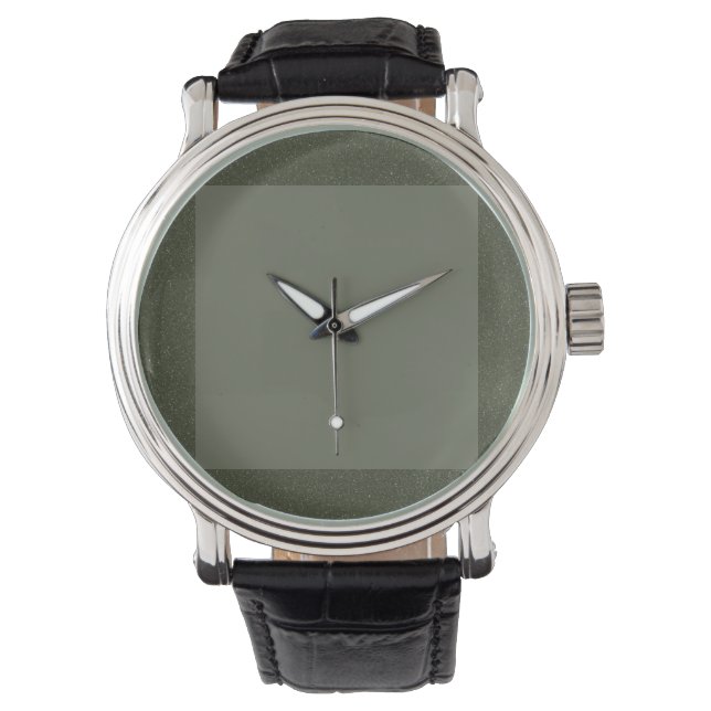 Montre électronique Carré Moss Green personnalisab (devant)