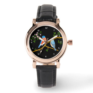 Montre électronique féminine Bluebirds