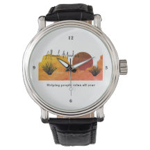 Montre Électronique Méditation Lune Désertique Apa