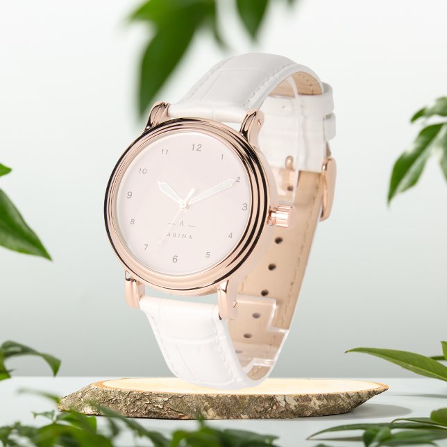 Montre électronique personnalisée Dusty rose (Créateur téléchargé)