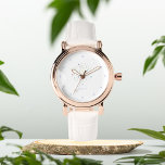 Montre Elégant Blue Floral personnalisé eWatch Watch<br><div class="desc">Cadeau pour elle,  montre à poignet bleu fleuri</div>