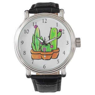 Montre Élégant boho Cactus cactus cactus succulents