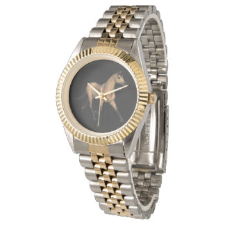 Montre Élégant cheval de peinture à l'huile