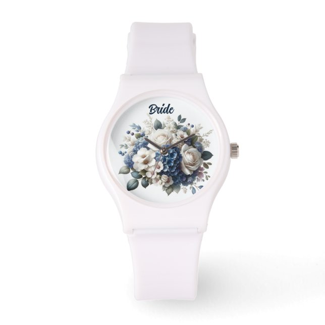 Montre Elégant Floral Bride Watch - Mercredi (Recto)