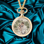 Montre élégant moderne minimaliste photo mariage<br><div class="desc">photo de jour de mariage élégante montre femme,  coutume.</div>