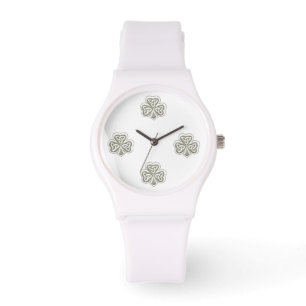 Montre Elégant shamrock irlandais à la mode