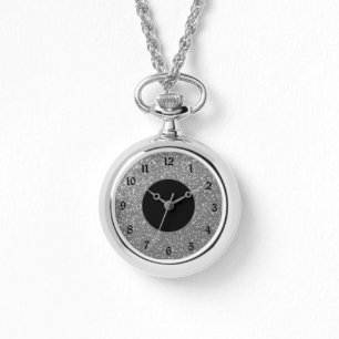 Montre Elégant visage d'argent