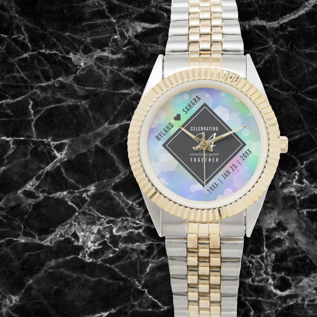 Montre Élégante 34e anniversaire du Mariage Opal (Créateur téléchargé)