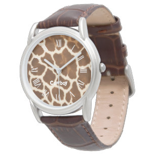 Montre Elégante collection tendance Vache Faux cuir