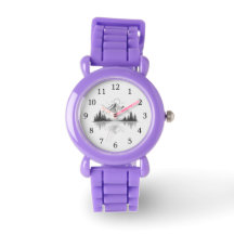 Montre élégante de la nature de montagne